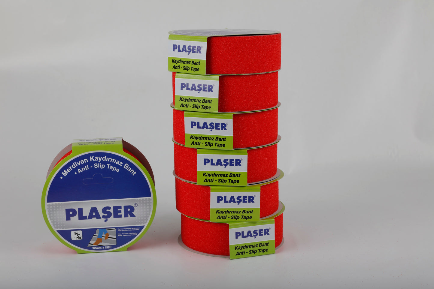 Anti-Rutsch-Klebeband Hellrot